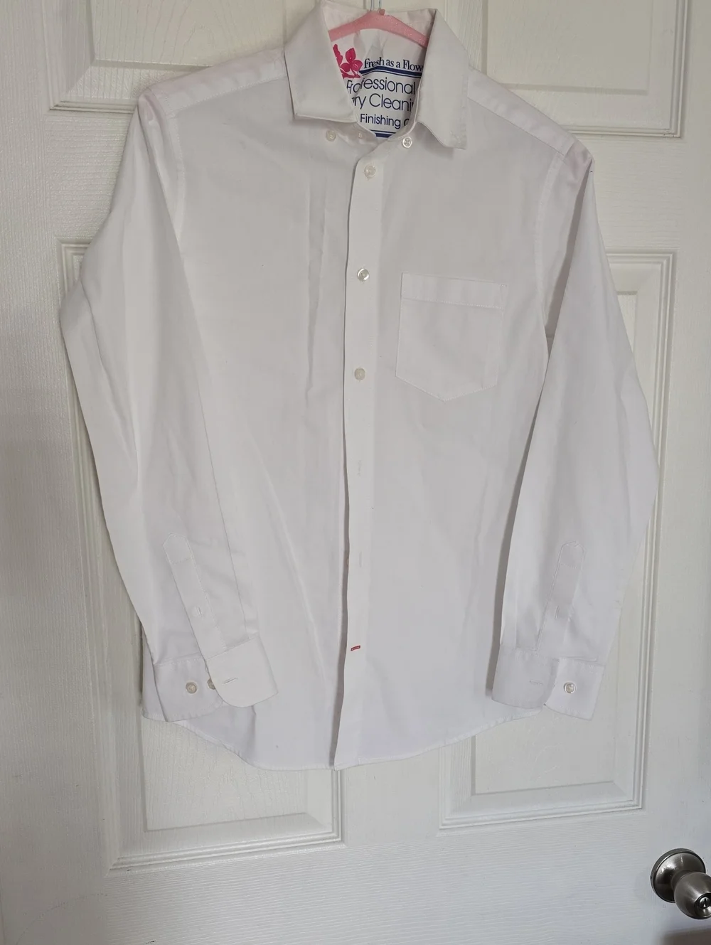 Tommy Hilfiger White Boys' Button-Down Dress Shirt